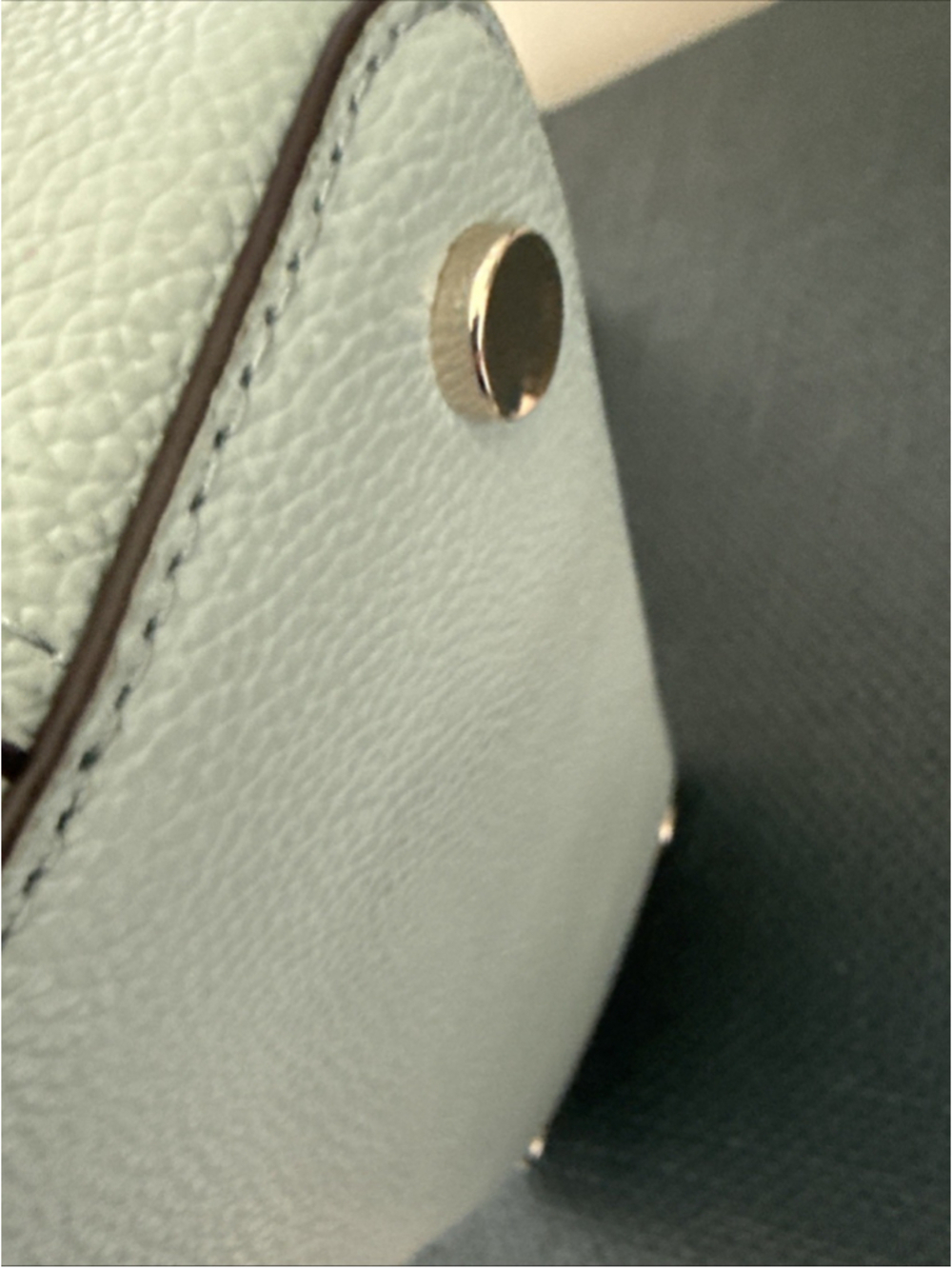 Kate Spade New York Margaux Mini Satchel Tote Cloud Mist Leather - Picture 9 of 11